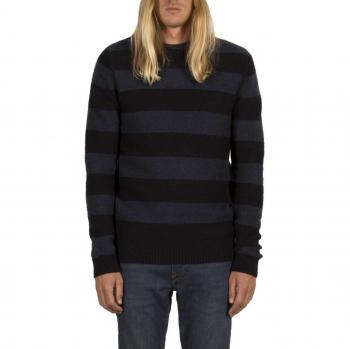 Volcom Stream Striped Swt Jersey, Hombre, Azul