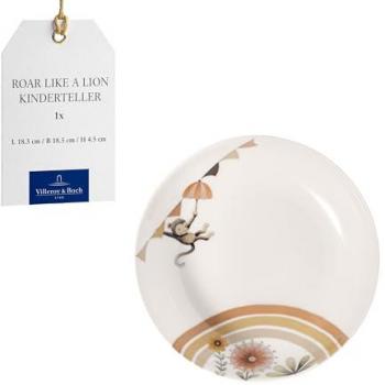 Plato hondo infantil Villeroy & Boch Roar como un León Ø19 cm