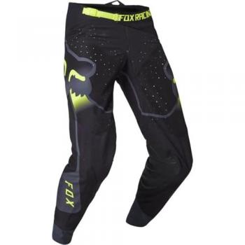 Pantalones de motocross Fox 360 Vizen, color negro y amarillo, talla 34