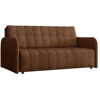 Sofá-cama Columbus 179 con caja de ropa de cama, dimensiones 165x85x98cm, estilo Country