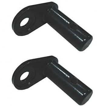 vidaXL 2X Acoplamientos Remolque de Bicicleta Hierro Accesorios Ciclismo Bici