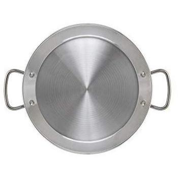 Paellera de Acero Inoxidable Inducción 36 cm - 7 Raciones