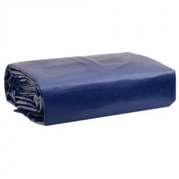Lona Azul 1,5x2,5 m 650g/m² Impermeable para Mueble Leñero Remolque Bicicleta Coche Camión Cubierta de Techo de Camping Hoja de Suelo