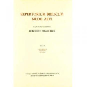 Repertorium biblicum Medii Aevi. Tomus I. Initia Biblica. Apocrypha. Prologi