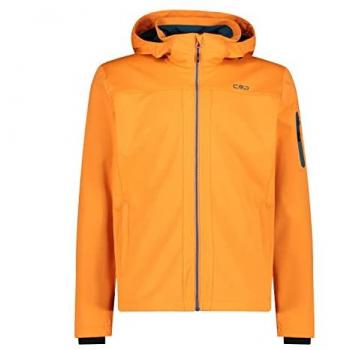 CMP Zipped Hooded Softshell Hiking Jacket Flame 3XL