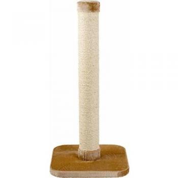 Rascador para Gatos Grandes Beige 56x56x119 cm