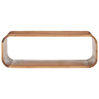 Mesa de centro de madera maciza de acacia 90x50x30 cm vidaXL