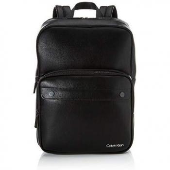 Calvin Klein - United Pu 3g Square Backpack, Mochilas Hombre, Negro