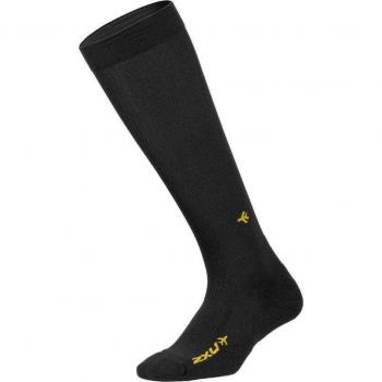 2XU Flight Compression Socks M1 Black/Black Unisex
