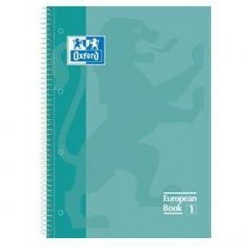 Cuaderno Espiral Microperforado 80H 5X5 A4+ Verde Hielo