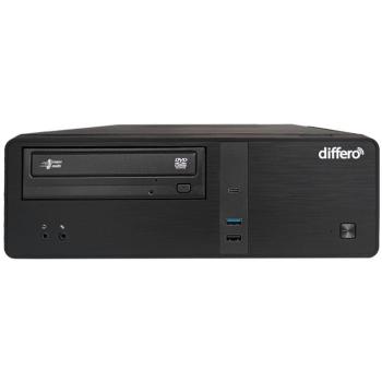 PC Sobremesa Differo T310 Intel Core i3-12100, 8GB RAM, SSD 500GB NVMe, Windows 11 Home Preinstalado