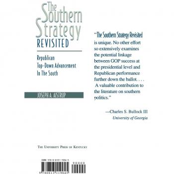 Southern Strategy Revisited: Republican Advancement in the South (Hardback)