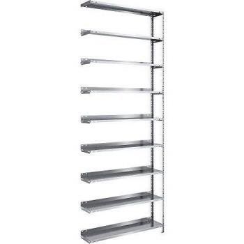 Estantería atornillable para archivadores hofe, zincada, altura 2900 mm, ancho x profundidad 1000 x 300 mm