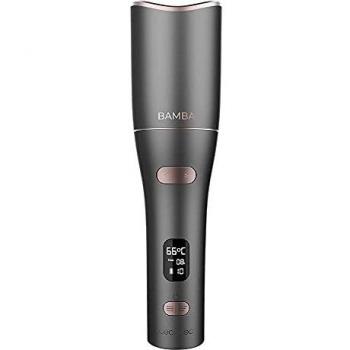Cecotec Bamba SurfCare 750 Travel Magic Waves Rizador de Pelo Inalámbrico - Cerámica - Ajuste de Temperatura y Tiempo - Pantalla Gris y Rosa
