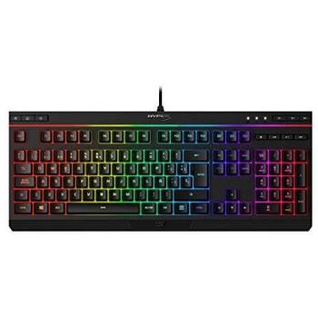 HyperX Alloy Core RGB - Teclado de membrana para videojuegos - Silencioso y Receptivo - Plug & Play - Teclas Retroiluminadas RGB de 5 Zonas - Controles Multimedia Especializados