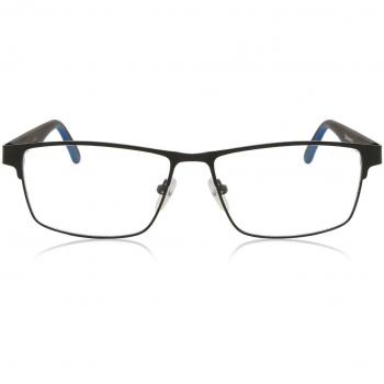 Gafas Anti-Azules Cuadrado Montuta Completa Metal Negro Armazones Recetados para Hombre - SmartBuy Collection