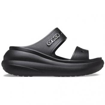 Crocs Women's Classic Crush Sandals - Black - Size 8
