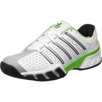 K-Swiss Bigshot 2.5 - Zapatillas para hombre, color blanco / negro / verde, talla 44.5