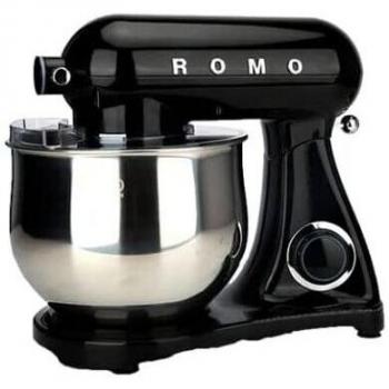 Batidora Amasadora Orbital 1800W 8L Profesional 6 Velocidades Diseño Retro Vintage Negra