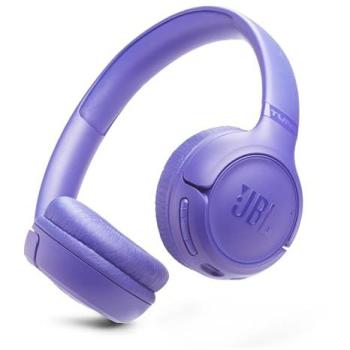 Auriculares inalámbricos JBL Tune 530BT, Bluetooth, On-Ear, Pure Bass, hasta 76 horas de autonomía, color Lavanda