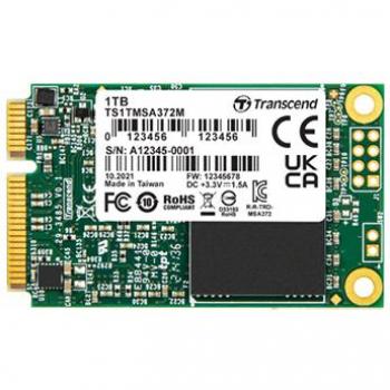 Transcend MSA372I Disco duro SSD interno mSATA de 64 GB, SATA III, MLC NAND para aplicaciones industriales