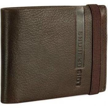 Cartera de piel RFID para hombre marca Lois Jeans con compartimento para tarjetas y monedero en color marrón