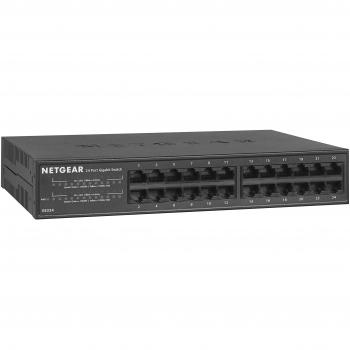 NETGEAR 24-Port Gigabit Ethernet Network Switch, Hub, Internet Splitter