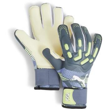 Guantes de Portero Puma Future Pro Hybrid 8 Grises y Amarillos