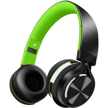 Alitoo Auricular inalámbrico, Cascos Bluetooth Inalambricos Plegable con Micrófono, 12 hrs Reproducción de Música, Hi-Fi Sonido Estéreo, Ligero, Manos Libres, PC, Móviles
