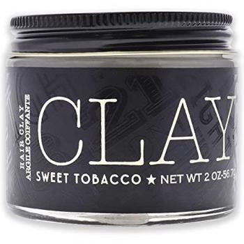Arcilla para Peinar 18.21 Hombre - Tabaco Dulce, Fijación Media, Sin Brillo, 59ml