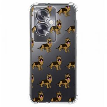 Funda de Silicona Antigolpes para Oppo A79 5G con Diseño de Perros 09