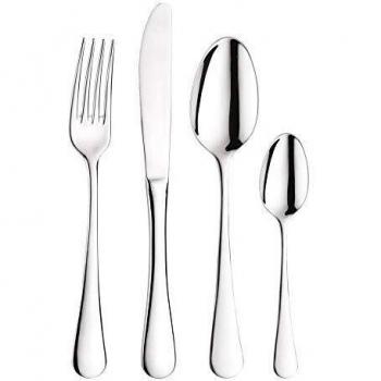 Estuche Set 4 Cubiertos Acero Inoxidable 18/10 Unisex Lisos - Personalizable - Grabación Incluida En El Precio