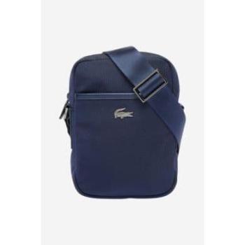 Lacoste Everyday Vertical Camera Messenger Bag - Blue