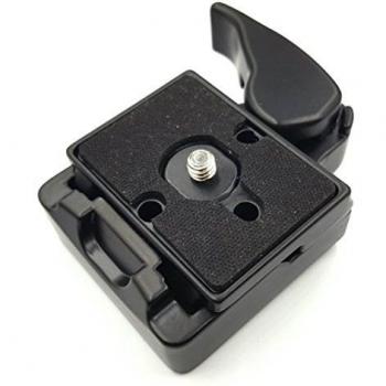Kolehaoda Camera 323 Adaptador de liberación rápida para placa de compatibilidad Manfrotto Tripod 200PL-14