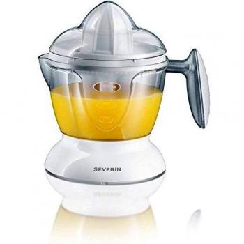 SEVERIN CP3536, Exprimidor de cítricos con 2 conos exprimidores, 25 W, capacidad de 750 ml, color blanco