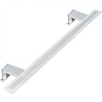 Emuca 5071811 Luminaria LED para espejo de baño 14W, cromado, L 800mm [clase de eficiencia energética A]