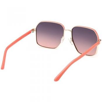 Guess GU00107 Women's Polarized Sunglasses 58mm Gradient Smoke Pink