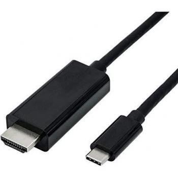 ROLINE Cable adaptador USB tipo C - HDMI, ST/ST, 2 m