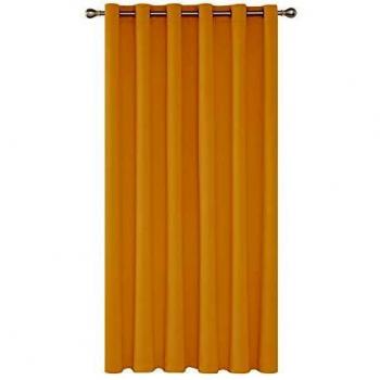 Deconovo Cortinas Salón, Opacas Modernas Térmicas Aislante Decorativas, con Ojales, 203x214 cm