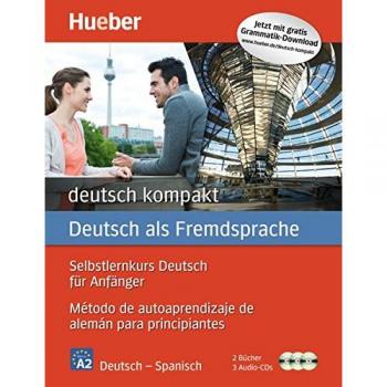 DEUTSCH KOMPAKT Curso autoaprend. A1-A2: Spanische Ausgabe / Paket: 2 Bücher + 3 Audio-CDs