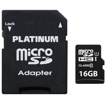 Platinum Class 10 - Tarjeta de Memoria Micro-SDHC con Adaptador SD