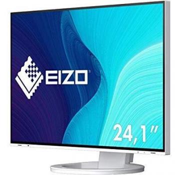 EIZO FlexScan EV2485-WT 24.1 WUXGA LED Monitor, 1920 x 1200, 60 Hz, USB-C, HDMI, DisplayPort, White
