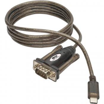 Tripp Lite 5 ft USB-C to DB9 RS232 Serial Adapter Cable (M/M)