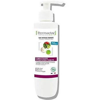 Dermaclay Lait Intense Fermeté Bio Corps et Buste 200ml Vegan pour Peau Normale, Peaux Matures, Peau Sensible, Peau Sèche