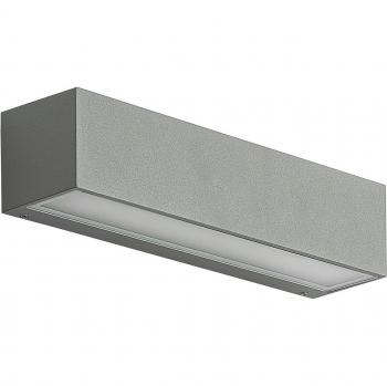 Aplique para exterior LED Lengo, CCT, 25 cm, 1 luz, gris, moderno, aluminio