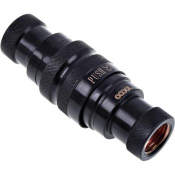 Alphacool Eiszapfen Quick Release Connector Kit G1/4 - Deep Black Cooling Accessory
