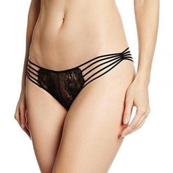 Women'Secret SA Lace Crossed BB, Braguita Para Mujer, Black, M