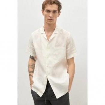 Camisa Sutaralf Blanca Ecoalf para Hombre - Sostenible y Ecológica
