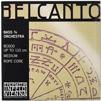 Thomastik Belcanto Orchestra Medium Double Bass String Set 3/4 Size