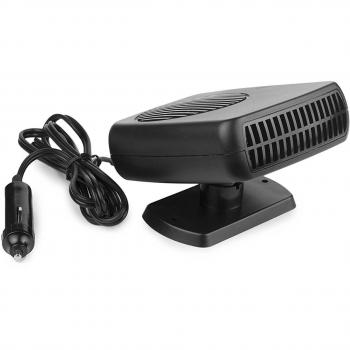 APlus Interior Calefacción Parabrisas enteiser de calefacción Ventilador de automóviles Interior Calefacción automática protección contra sobrecalentamiento 12 V 150 W con 1,5 m Cable de alimentación